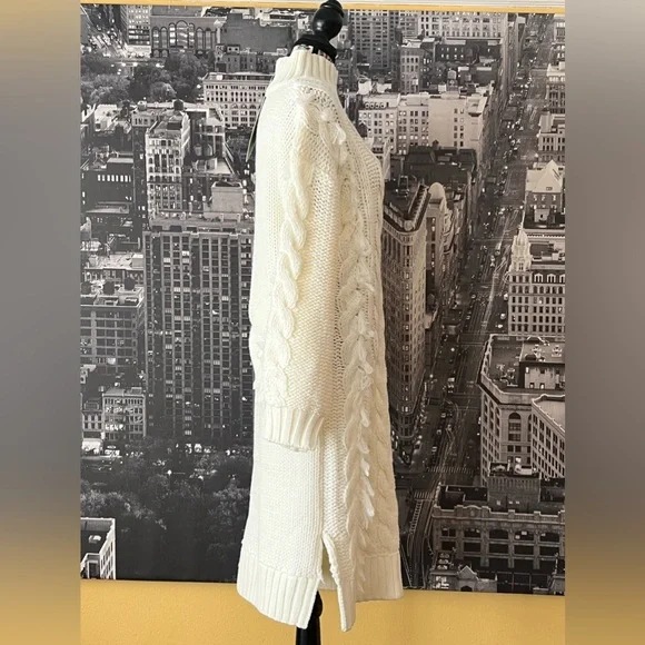 FARM Rio Fringed Cable-Knit Midi Dress - Picture 6 of 8